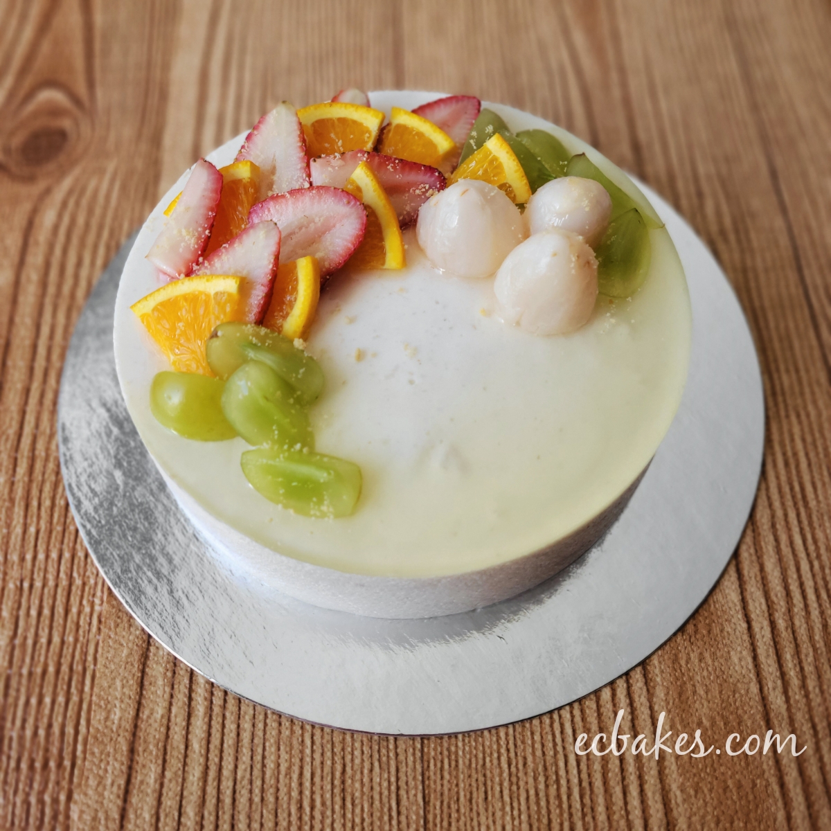 Lychee and Raspberry Mousse Cake 荔枝紅桑子慕絲蛋糕 – EC Bakes 小意思